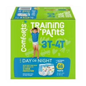 Comforts Training Pants 3T-4T, 66 pants