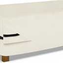 Porch Shield Patio Coffee Table Cover - Waterproof Outdoor Furniture Rectangular Small Table Covers 48 x 26 inch, Beige