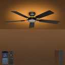52 Inch Ceiling Fan with Light, Remote&App Control, Flush Mount