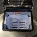 Aeitto Nugget Ice Maker 40Lbs/24H, Countertop Soft Chewable Ice Pebble Ice Machine, One-Click Operation, Auto Self-Cleaning Ice Makers with Scoop&Basket for Home, Office, Kitchen, Party (Black)