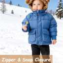 BFUSTYLE Baby Coat 6M-5T Winter Clothes Toddler Boy Girl Jacket Infant Fleece Outerwear With Hood