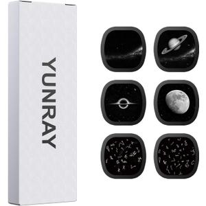 YUNRAY Galaxy Projector Disc – Ultra HD Projector Slide, Compatible with YUNRAY Galaxy Projector Pro and Model SKE-TKQ01 & BL-DQY02 (Pro Version) Projectors – 6 Disc Set