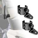 WeiSen 2 PCS UTV Pro-fit Roll Cage Whip Light Mount, 360 Adjustable Flag Mount Compatible with Polaris General Ranger Defender Commander Maverick Sport Trail