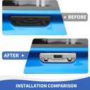 RAZPOY Tailgate Handle Cover Trim Compatible with Chevy Silverado & GMC-Sierra 2019-2024, Chrome