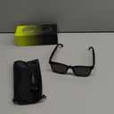 Smart Glasses for Men Clear Bluetooth Sunglasses for Women with Magnetic UV400 Polarized Lenses Anti-Blue Light, Bluetooth 5.4, Built-in Microphone,Speaker (with Black Lens)