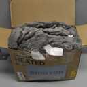 Electric Heated Blanket Twin - 62" x 84" Heating Blanket Throw House Warming Gifts New Home, Ultra Soft Warm Flannel Sherpa Fast Heat,8 Heat Level 10 Hours Auto-Off ETL Certified (Grey)