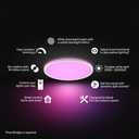 Philips Hue Tento Round Ceiling Panel Light, 16.6” Diameter, 3100 Lumen