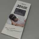 LitBear Sleep Mask for Side Sleeper Women Men, Eye Mask for Sleeping Light Blocking, 3D Contoured Cup Sleeping Mask, Soft Breathable Sleep Eye Mask with Adjustable Elastic Strap for Travel