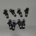 4 Holes Gas Fuel Injectors Fit for Chevy: Tahoe/Express/Suburban/Silverado, For GMC: Yukon (XL)/Sierra, 1500 2500 3500, For Cadi Escalade, V8 4.8L/5.3L/6.0L 2000-2006#17113553(8 Pcs)