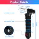 Car Door Handle for Elderly, 3 in 1 Car Handle Assist for Elderly, 2 Pack Portable Vehicle Support Handle Grab Handles to Help Get Out of Car for Seniors & Handicapped (Blue & Red)