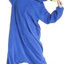 SimZoo Adult Animal Onesie Pajamas, Men and Women's Animal Cosplay Costume Sleepwear, One-Piece Unisex Homewear M