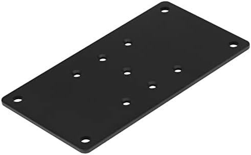 Fanmao 2 Pcs 2-1/2" x 3-1/2" Post Anchor Base Plates for 4x4 Wood Joint, Lumber Connector, 1/8" Thick
