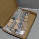 Shimeyao 4 Set Wood Newel Mounting Kit Newel Post Fastener Installation Kit for Residential and Commercial Installation, Anchors Post Directly to Wood or Concrete Floor