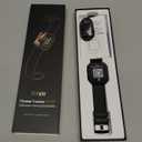 FITVII Health & Fitness Tracker (Answer/Make Calls), Smart Watch with 24/7 Heart Rate and Blood Pressure, Sleep Tracking, Blood Oxygen Monitor, 120+ Sport Modes Activity Tracker for Women Men (Black)