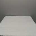 Sweetnight Single Tri-Folding Mattress Topper - 4 inch Medium Firm Portable Foldable Mattress with Washable Cover & Non-Slip Base - Ideal for Camping, RV, and Guests,White, Small Single