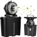 Portable Misting Fan - 11L Bucket, 20000mAh Rechargeable Battery Powered Fans for Patios, Outdoor Fans With Night Light, 3 Wind Speed & 4 Spray Mister Camping Cooling Fan, Waterproof Design