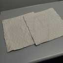 MADIZZ Set of 2 Super Soft Velvet Decorative Throw Pillow Covers 26x26 inch Beige Square with Texture Luxury Style Cushion Case European Pillow Shell for Sofa Bedroom