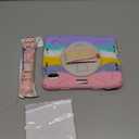 BRAECNstock Kids Case for Apple iPad mini 7 (A17 Pro) 2024/ Mini 6 8.3" Shockproof Protective iPad mini 7th/6th Gen Case with Screen Protector Pen Holder [Rotating Stand+Hand Strap], Colorful Pink