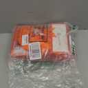 Sunnymove Clear Plastic Gift Bags with Die Cut Handles 10.2 x 7.1 x 3.1 Inch Reusable Clear Goodie Snack Gift Bags with Ribbon Sport Team Party Supplies for Women(24 Pcs,Basketball Bow)