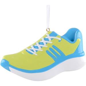 Running Shoes Christmas Ornaments for Christmas Tree Decorations 2025 - Blue Running Shoes Personalized Ornament - Hanging Decorative Hand Painted Ornament (CUSTOMIZE IT Yourself)