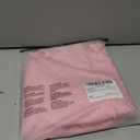 Women's Asymmetrical Off Shoulder Crop Tops Long Sleeve Ribbed Knit Lettuce Trim T Shirts (Pink, M)