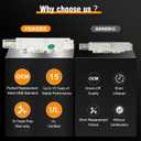 W10810403 W10861642 W10787836 for Whirlpool Cabrio Washer Lid Lock Replacement Include W11237157 Lid Lock Bezel Fit for Whirlpool Cabrio Kenmore Series 600 700,  XL