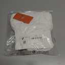 Edenfox Women Flowy Athletic Shorts,2 in 1 High Waisted Running Shorts with Pocket Yoga Workout Casual Wear Summer (White, XXL)