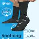 Doctor's Select Diabetic Socks for Men 9-12 - 4 Pairs Crew Neuropathy Socks for Men | Brown