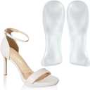 Heel Inserts for Women - Weight Shifting Insoles for High Heels, Gel Inserts Comfort Pads for Foot Pain Relief (Medium - US 8-9.5 Women Shoes)