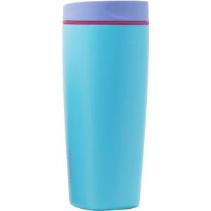 Owala SmoothSip Slider Insulated Stainless Steel Coffee Tumbler, Reusable Iced Coffee Cup, Hot Coffee Travel Mug, BPA Free 20 oz, In Bloom