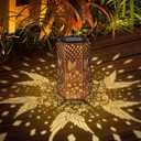 Gifts for Women Men Mom Hummingbird Solar Lights Outdoor - Mothers Day Gifts Solar Lanterns Outdoor Waterproof Garden Decoration for Outside, Outdoor, Patio, Yard, Lawn