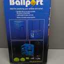 Tourna Ballport Tennis Ball Hopper Holds 80 Balls Durable and Lightweight Blue, One Size