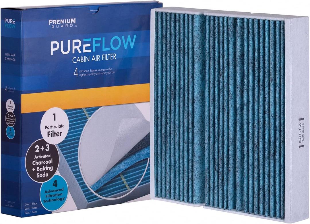 PureFlow Cabin Air Filter PC99555X | Fits 2020-2025 Mercedes-Benz GLB250, 2021-2025 GLA250, 2020-2025 CLA250, 2022-2025 EQB 300, 2023-2025 EQB 250+, 2020-2025 CLA35 AMG