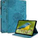 ipad 9th / 8th / 7th Generation Case, Dandelion Cover with Kickstand for Apple Pencil Holder, Magnetic Closure and Precise Cutouts, Compatible with Apple iPad 10.2 Inch 2021/2020 / 2019 Blue