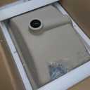 MEJE #202F -21" Undermount Rectangle Bathroom Sink, Porcelain Ceramic Vanity Undermount Sink, Matte Black, 20.87" x 8.37" x 14.75"