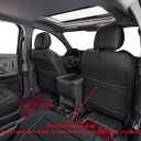 coverdream Sienna Seat Covers Custom Fit for 2021-2026 Toyota Sienna LE/XLE (8-Passenger),2nd Row Bench w/Removable Middle Seat,Waterproof Leather Car Seat Protector (Full Set,Black)