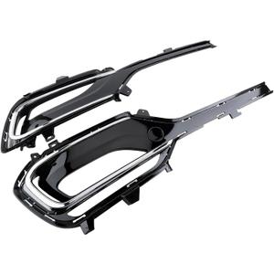 AUTOKAY Front Left and Right Fog Light Bezels Fit for Hyundai Santa Fe Sport 2017 2018 Only 2.0L