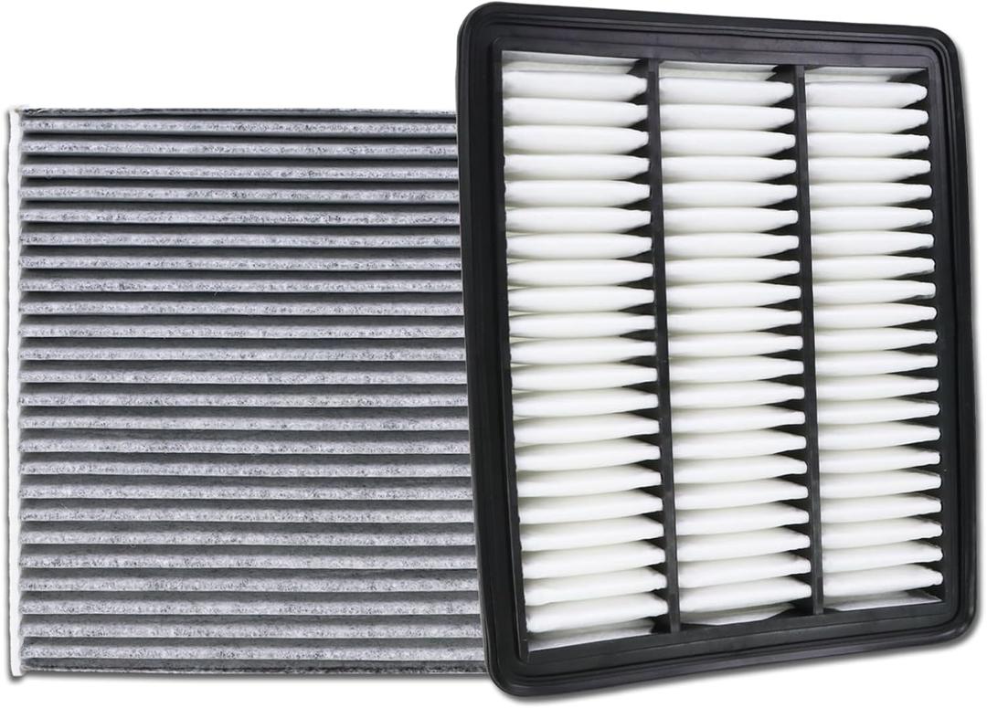 CA12167 Engine Air Filter and CF12157 Cabin Air Filter kit Compatible with 2016-2023 Mazda CX-9 2.5L Replaces PA99223 WA9790 87139-0E040