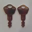 Generic 2 Replacement Keys Cut to Key Code 3M2 Sentry Safe Box All Models with These Code 3M2. (you have to have the number 3 before the letter M and the number 2 after the letter M)., Silver