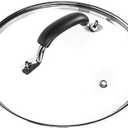 WishDirect 10 Inch Tempered Glass Lid Compatible with 8 Quart Instant Pot and Ninja Foodi, Universal Electric Pressure Cooker Lid with Upgraded Heat-resistant Silicone Handle