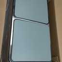 SONGMICS Trash Can, 2 x 8 Gallon (2 x 30 L) Garbage Can for Kitchen, with 15 Trash Bags, 2 Compartments, Plastic Inner Buckets and Hinged Lids, Airtight, White and Gray ULTB60WT