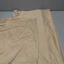 Beige Backdrop Curtain for Weddings Parties, 2 Panels 116×56" Long Silky Polyester Photo Backdrop Drapes for Birthday Baby Shower Photography Background Cloth