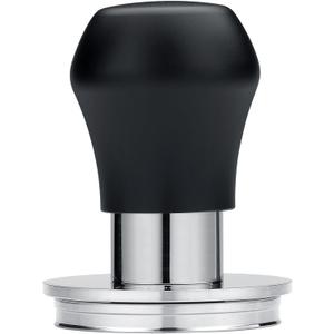 Normcore 51.5mm Coffee Tamper V4.1 Mini, Spring-Loaded Tamper with Click Feedback, Compatible with La Pavoni Professional PL, Europiccola EL, Black