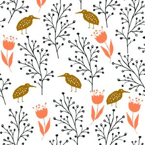 2 x Jeweluck Floral Wallpaper Peel and Stick Wallpaper Floral Contact Paper 17.7inch196.8inch Flower Bird Removable Wallpaper Peel and Stick Vintage Floral Wall Paper for Cabinets Decorative Vinyl