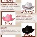 Funny Party Hats 5 Pack Assorted Cowgirl Hat Cowboy Hat Sheriff Costume Hat Western Accessories Cowboy Costume Accessories