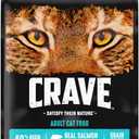 CRAVE Grain Free Adult High Protein Natural Dry Cat Food with Protein from Salmon & Ocean Fish 4 lb (4 Pound (Pack of 1))