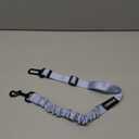 COOYOO Dog Seat Belt, Retractable Dog Car Harness Seat Belt for Car Adjustable Nylon Pet Safety Seat Belts Heavy Duty & Elastic Bungee Buffer (06-Gray Blue)