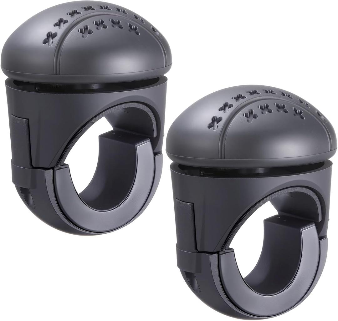 BBTO 2 Pieces Steering Wheel Knob Spinner Suicide Knobs Steering Wheel 360 Degrees Rotation Tractor Accessories for Cars, Trucks, Tractors, Boats