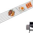 7513 88719 Grill Warming Rack for Weber Genesis 1000-5500, Genesis Silver B/C, Gold B/C Grill Parts, 80633 Stainless Steel Rack for Weber 900, Spirit 700, Platinum I & ll Grill, 24.9"x 4.7"