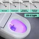 Smart Toilet with Bidet Built in, Dual Flush, Foam Shield, Manual Lid